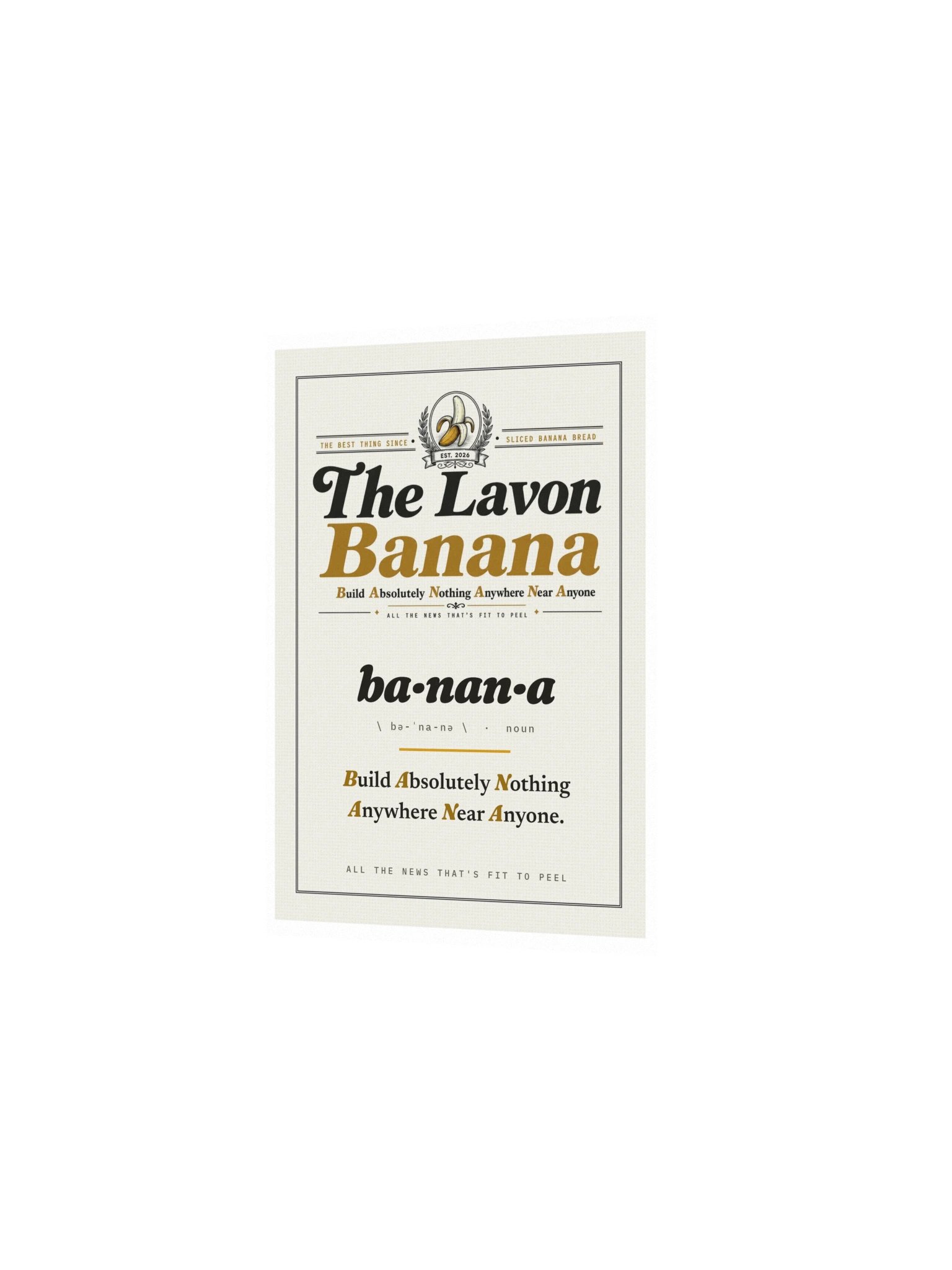 BANANA Broadside Poster product image (6)