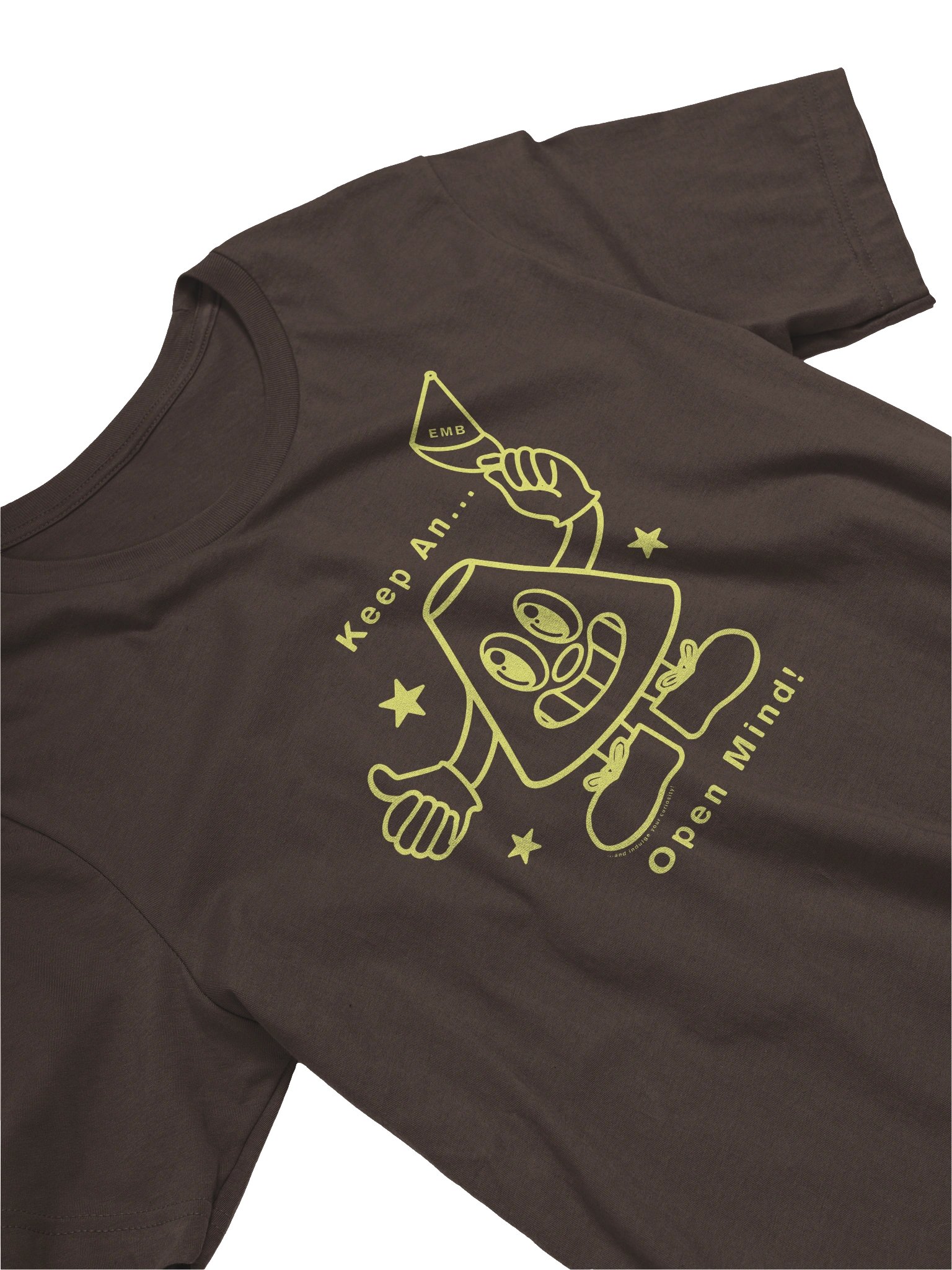 Keep An... Open Mind! Yellow on Brown & Vintage Black product image (3)