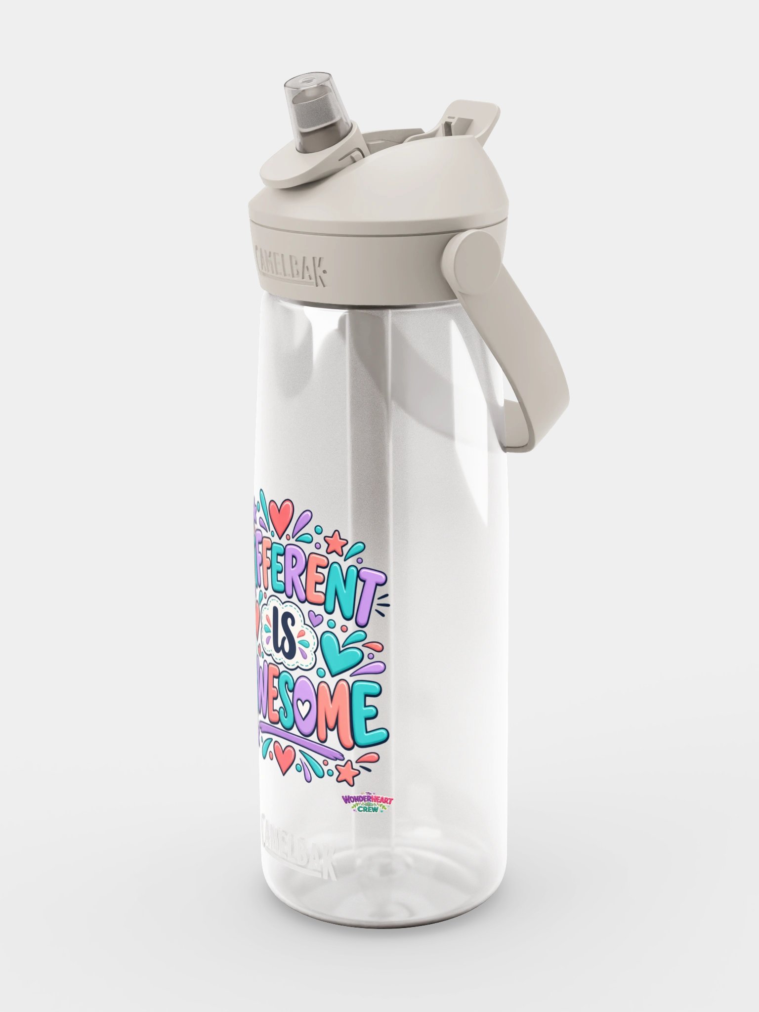 CamelBak Thrive® Flip Straw Inspirational Water Bottle - Different is Awesome. product image (4)