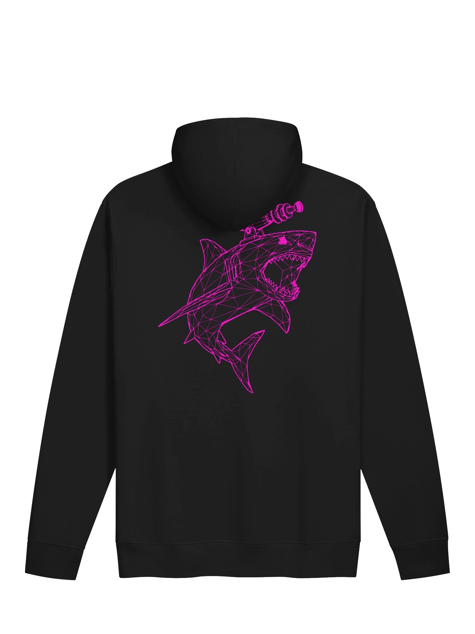 3D Shark Poly Hoodie product image (3)