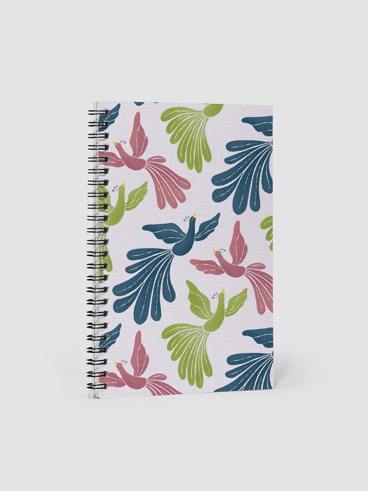 Mid-Century Modern Firebirds Spiral Notebook product image (1)