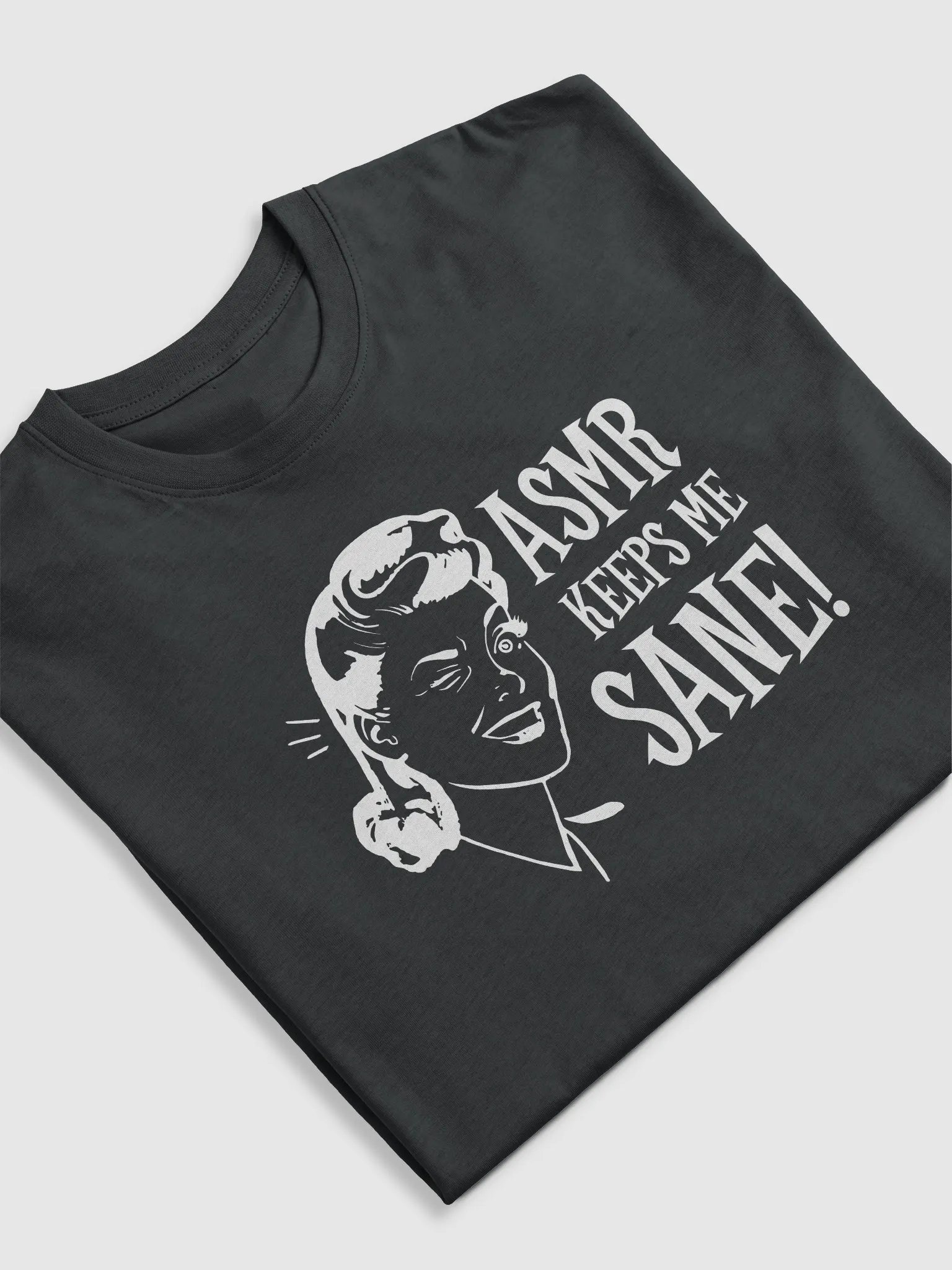 ASMR Keeps Me Sane / Dark Heavyweight Tee product image (3)