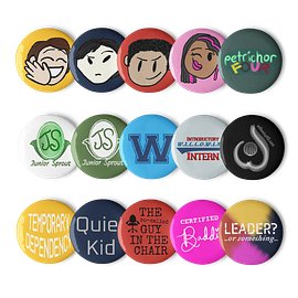 Button Pins Bundle (Petrichor Sprouts)