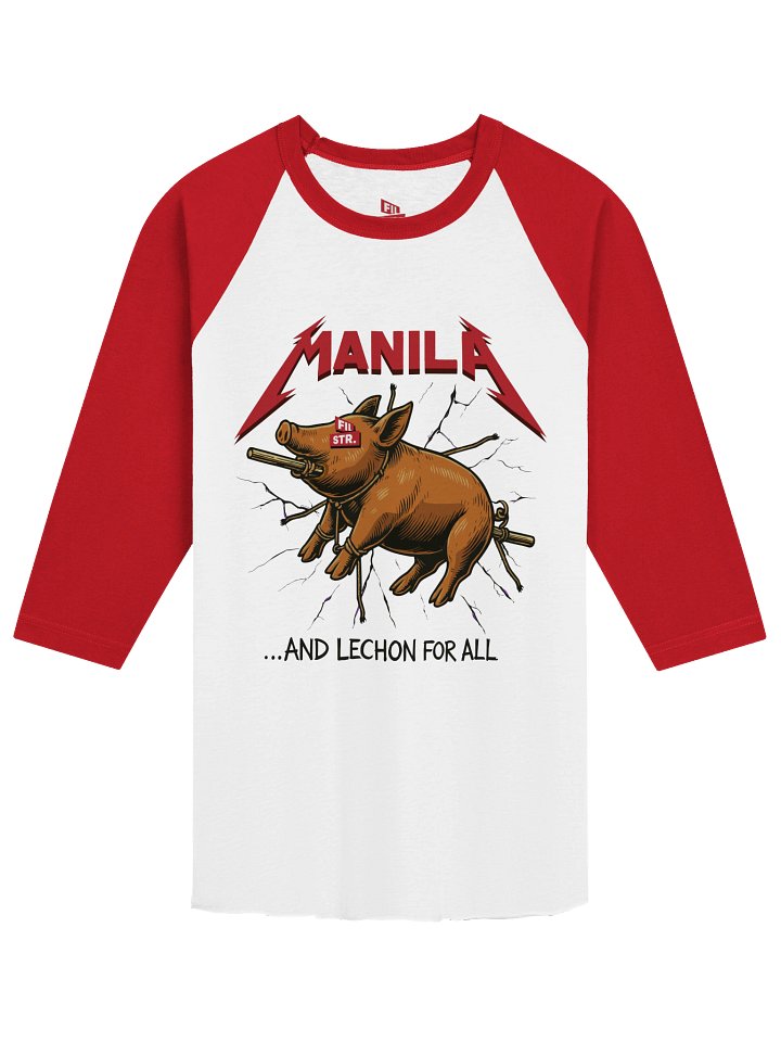 AND LECHON FOR ALL ¾ SLEEVE RAGLAN JERSEY product image (1)