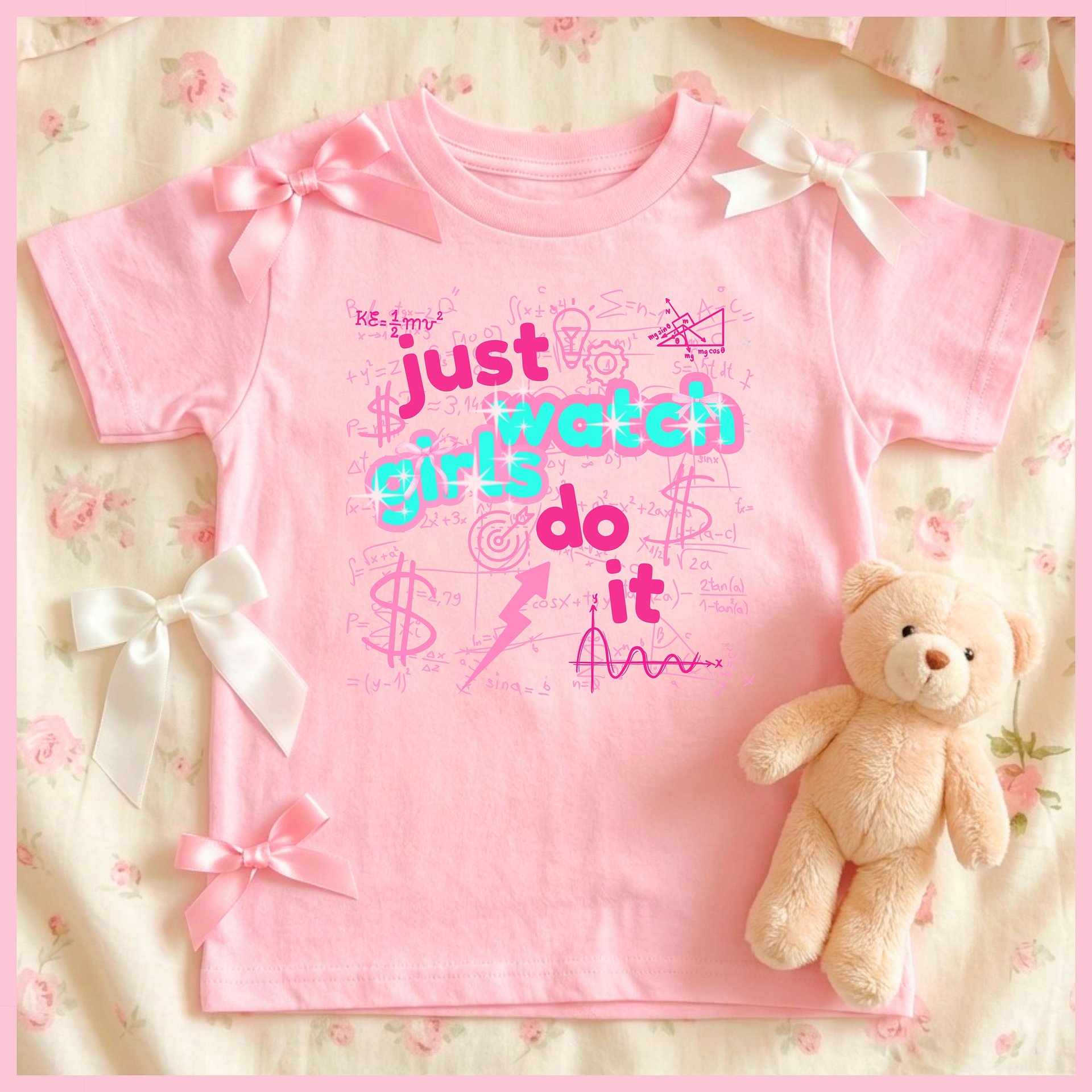 Just Watch Girls Do It!🩷Super Soft🪽T-shirt🩷 product image (1)
