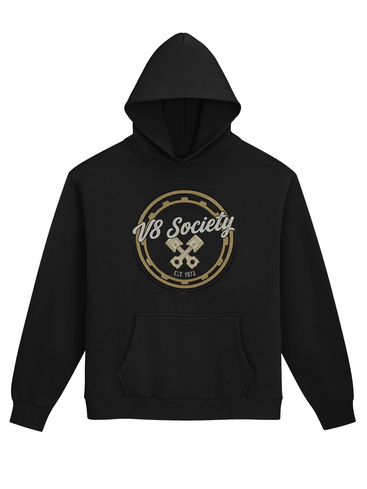 V8 Society Vintage Emblem Oversized Hoodie product image (1)