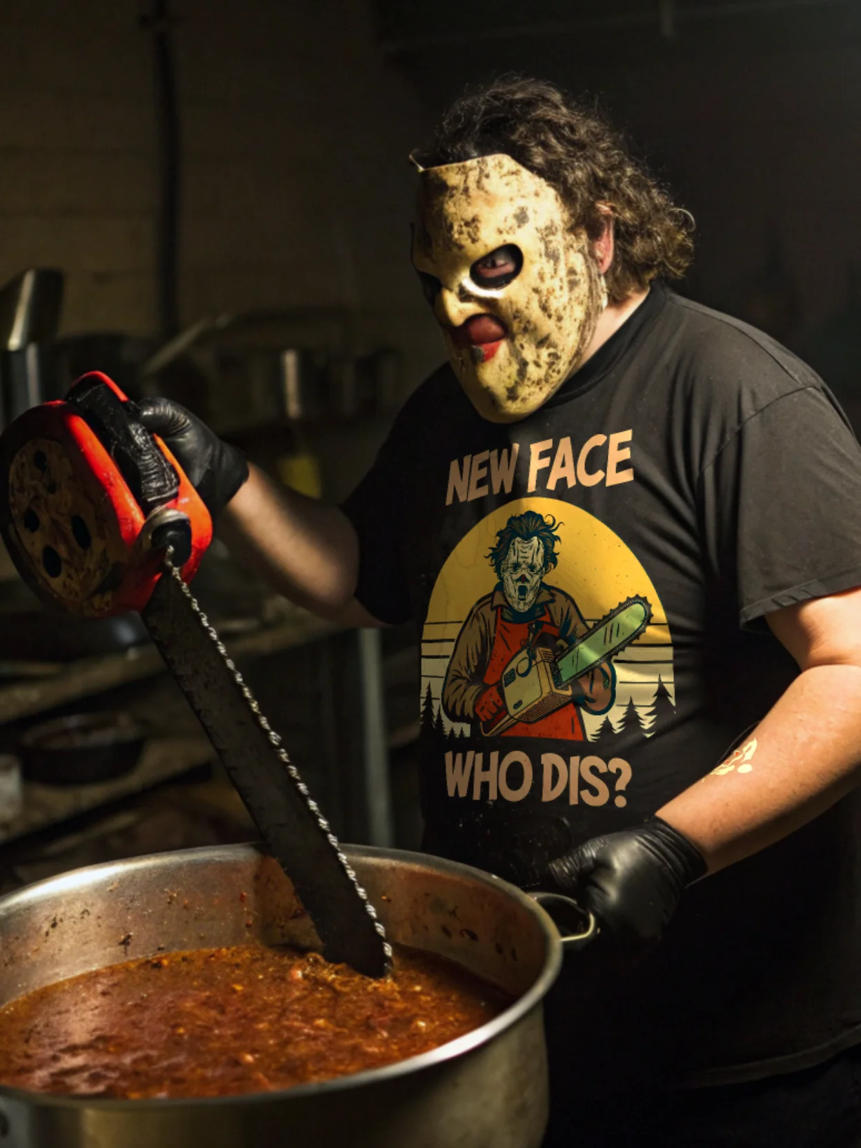 Chainsaw Masker T-Shirt product image (1)