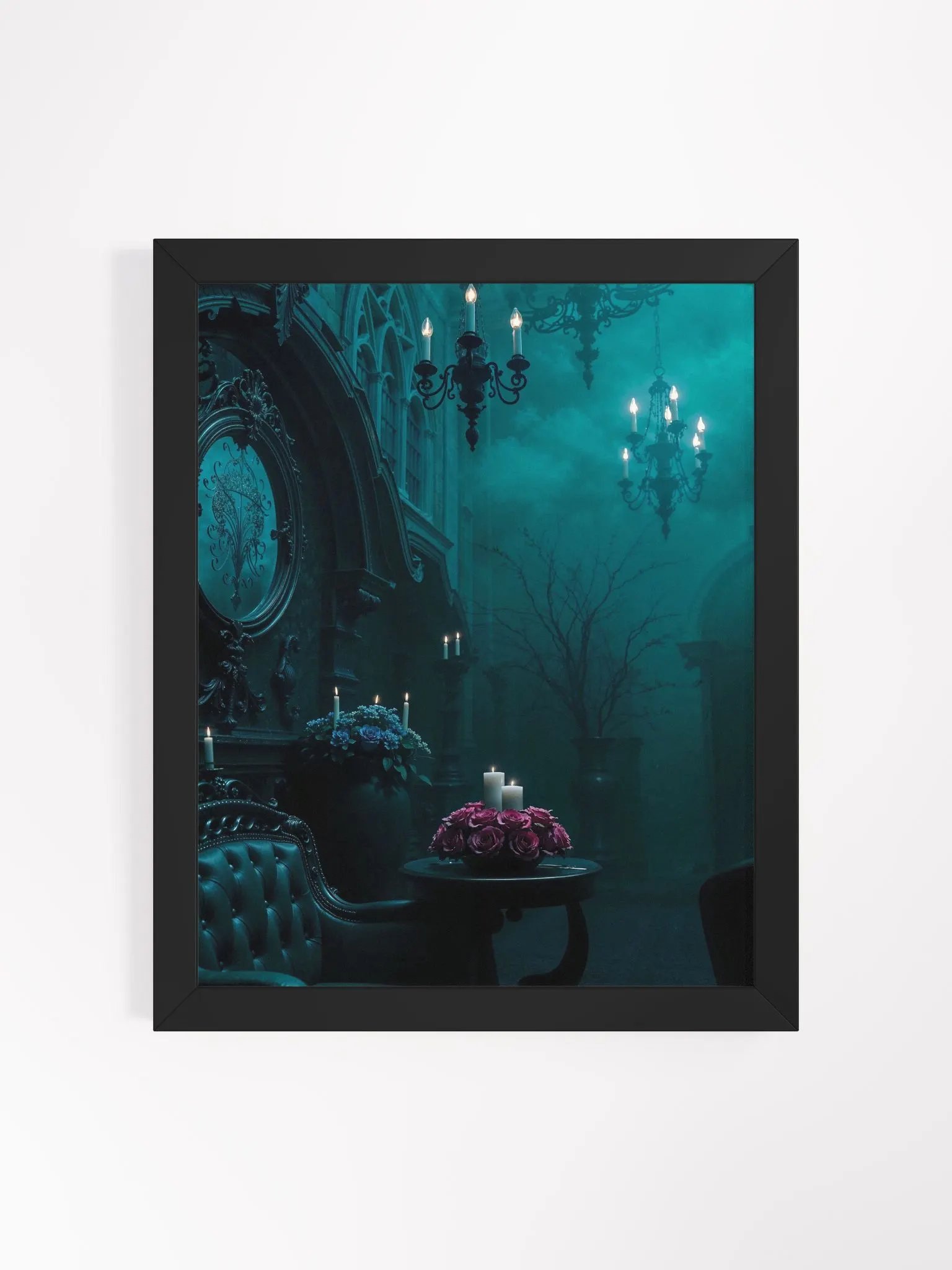 Gothic Rose Bouquet Framed Print product image (5)