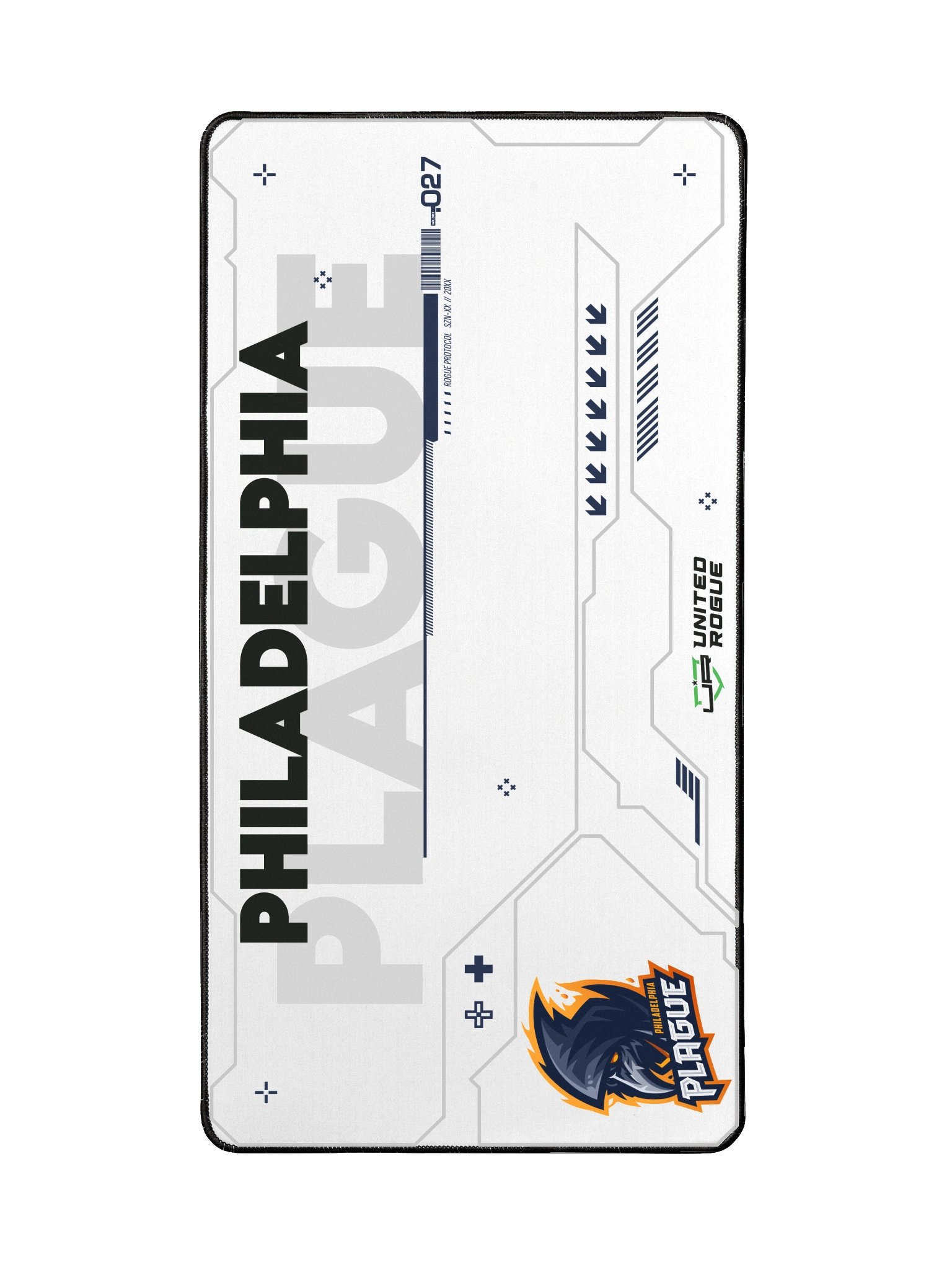 Philadelphia Plague White Desk Mat product image (2)