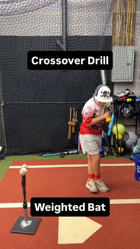 🔥Crossover Drill🔥

Working on staying tall on the back side into launch position to fight an early back side collapse.  The c...