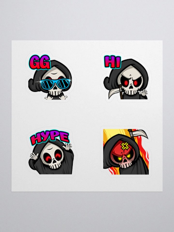 4-Pack Large Todd Emote Stickers - Pack #3 product image (1)