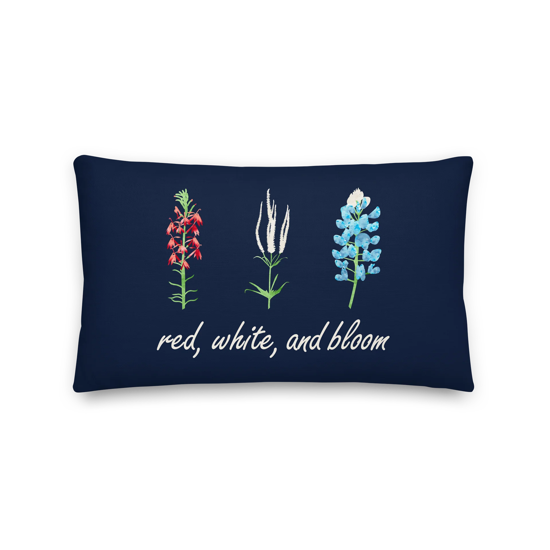 Red, White, and Bloom (Pillow) product image (1)