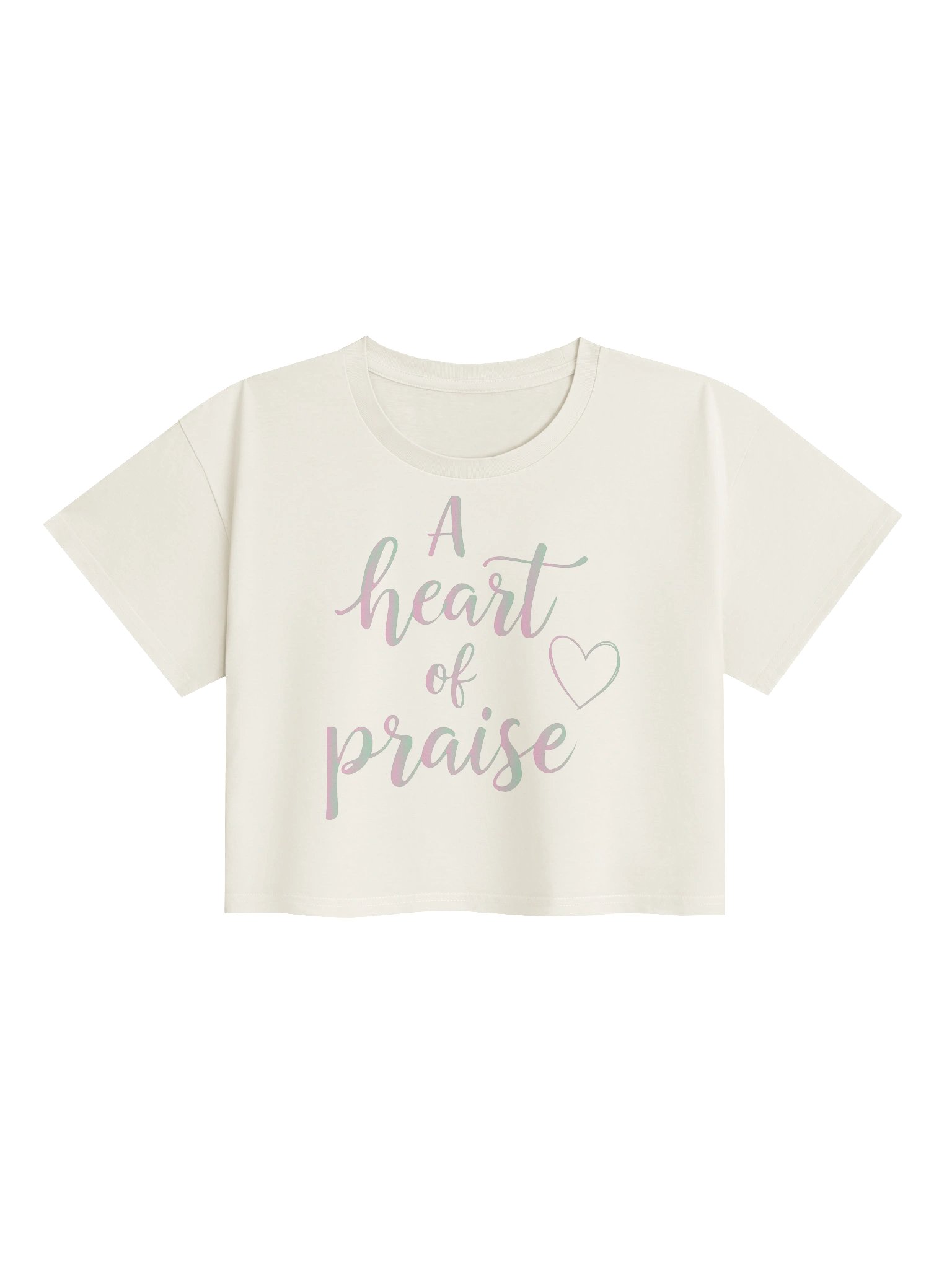 A Heart of Praise Premium Crop Top product image (2)