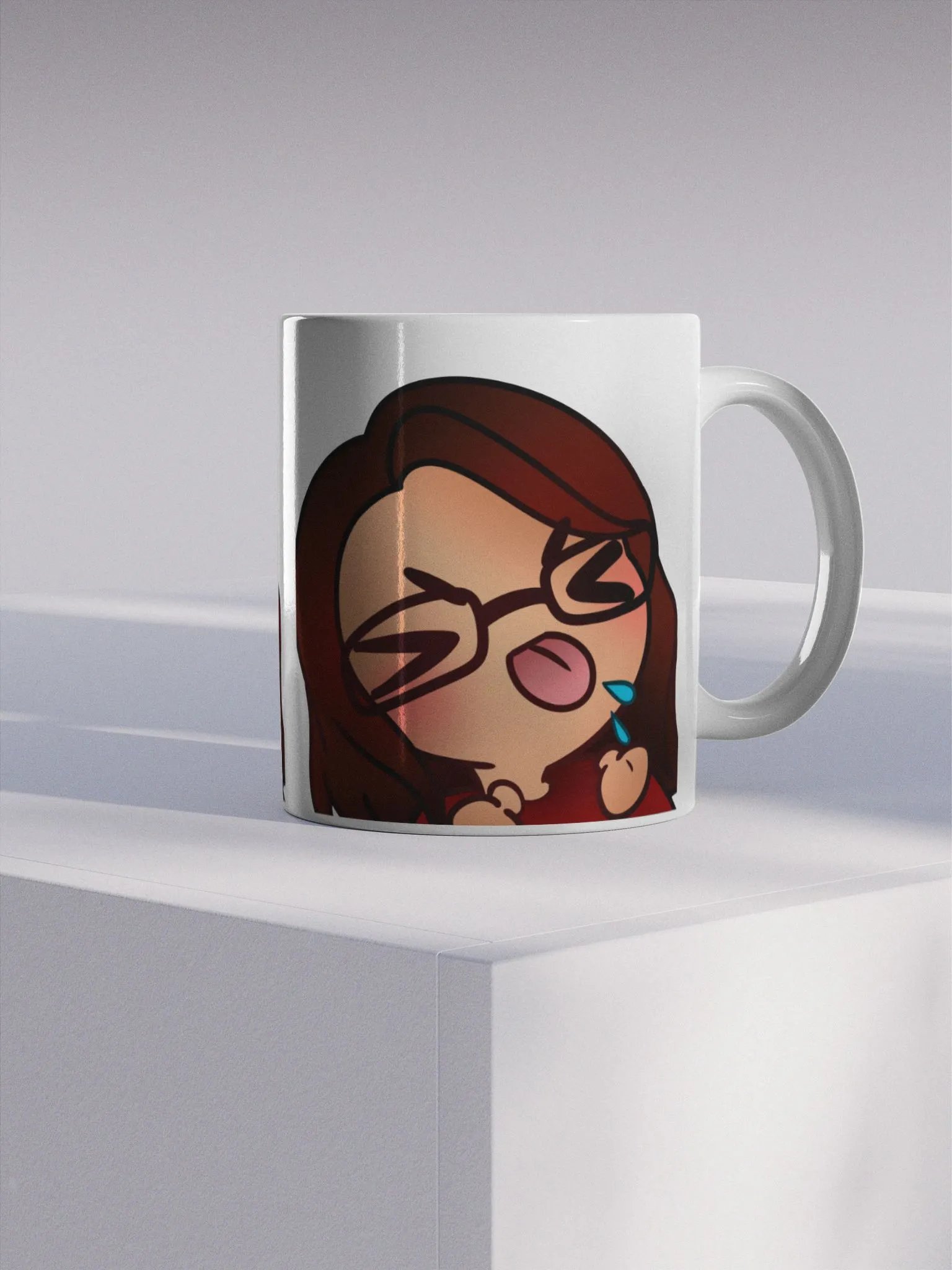 Silly Face White Glossy Mug product image (4)