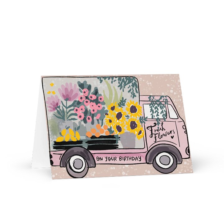 Fresh Flowers Birthday Card product image (2)