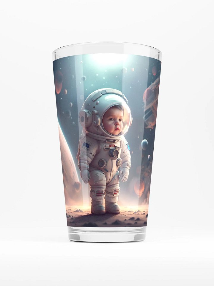 Child Astronaut Pint glass product image (1)