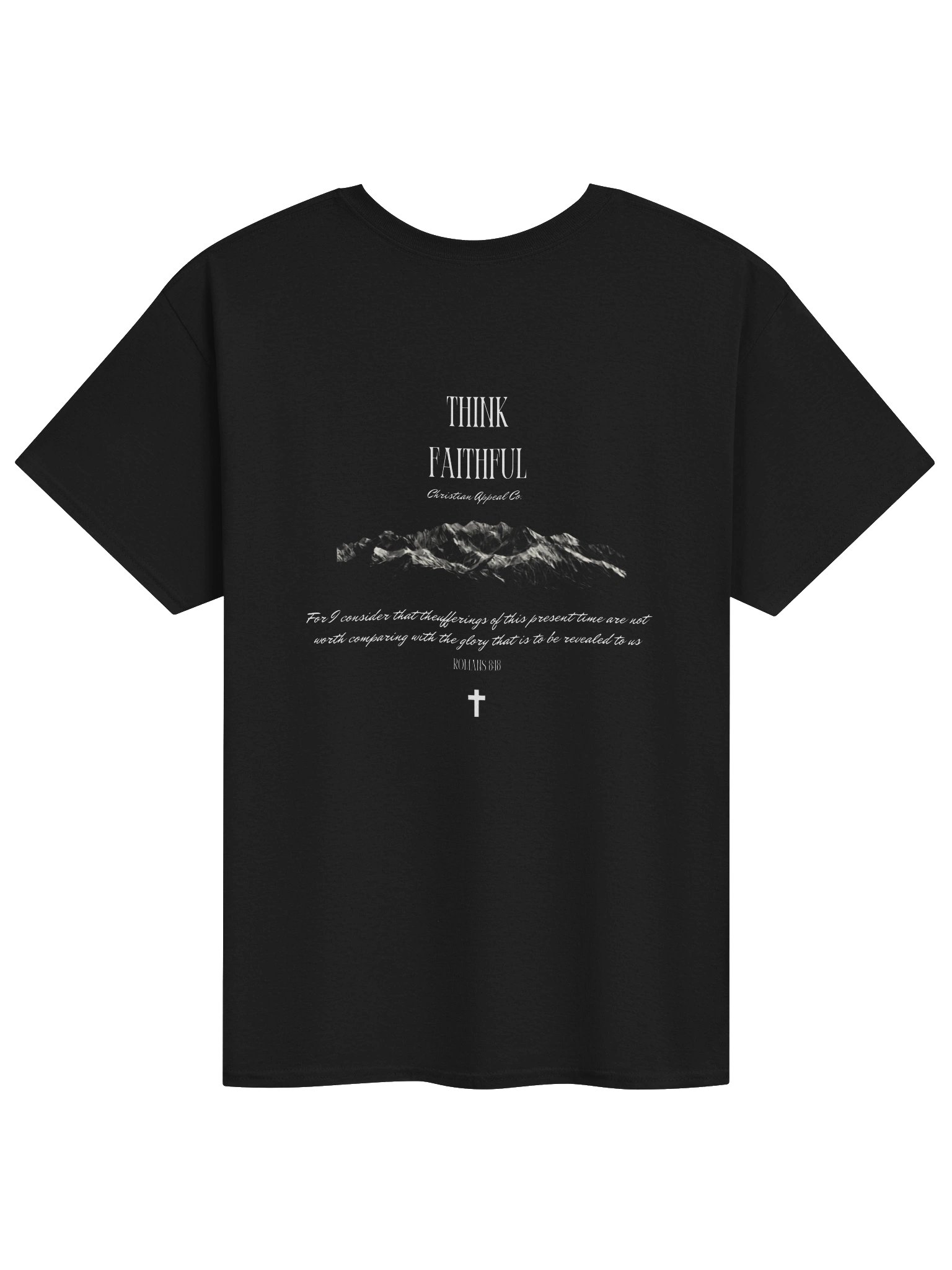 Romans 8:18 Mountain Graphic Tee product image (1)