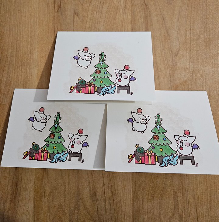 Moogle Holiday Card x6 product image (1)