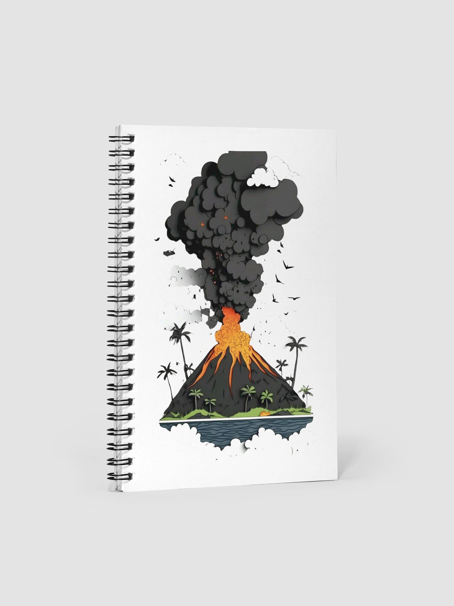 Volcanic Eruption Spiral Notebook product image (1)
