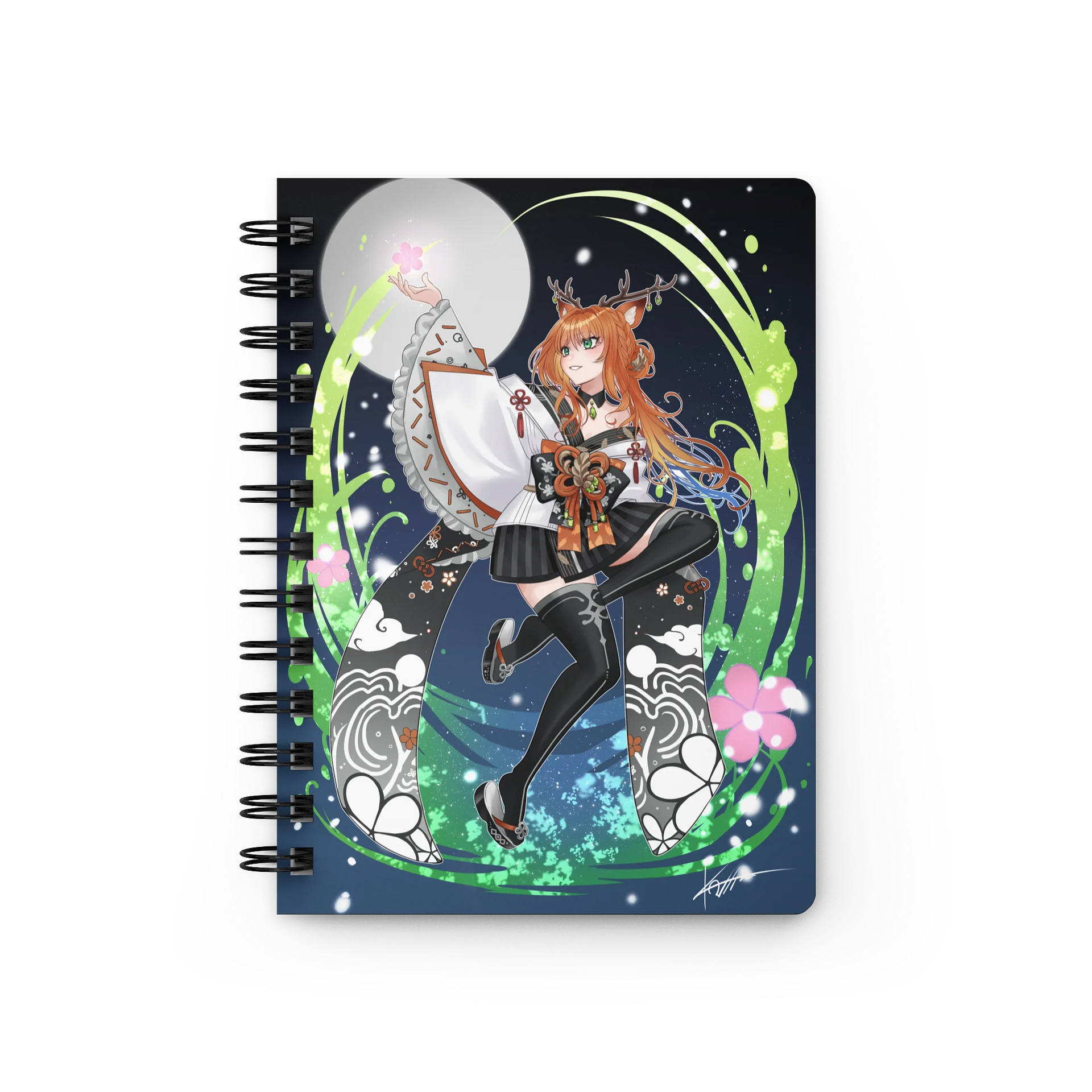 "Moonlight Alchemist" Notebook (5" x 7" Lined) product image (1)