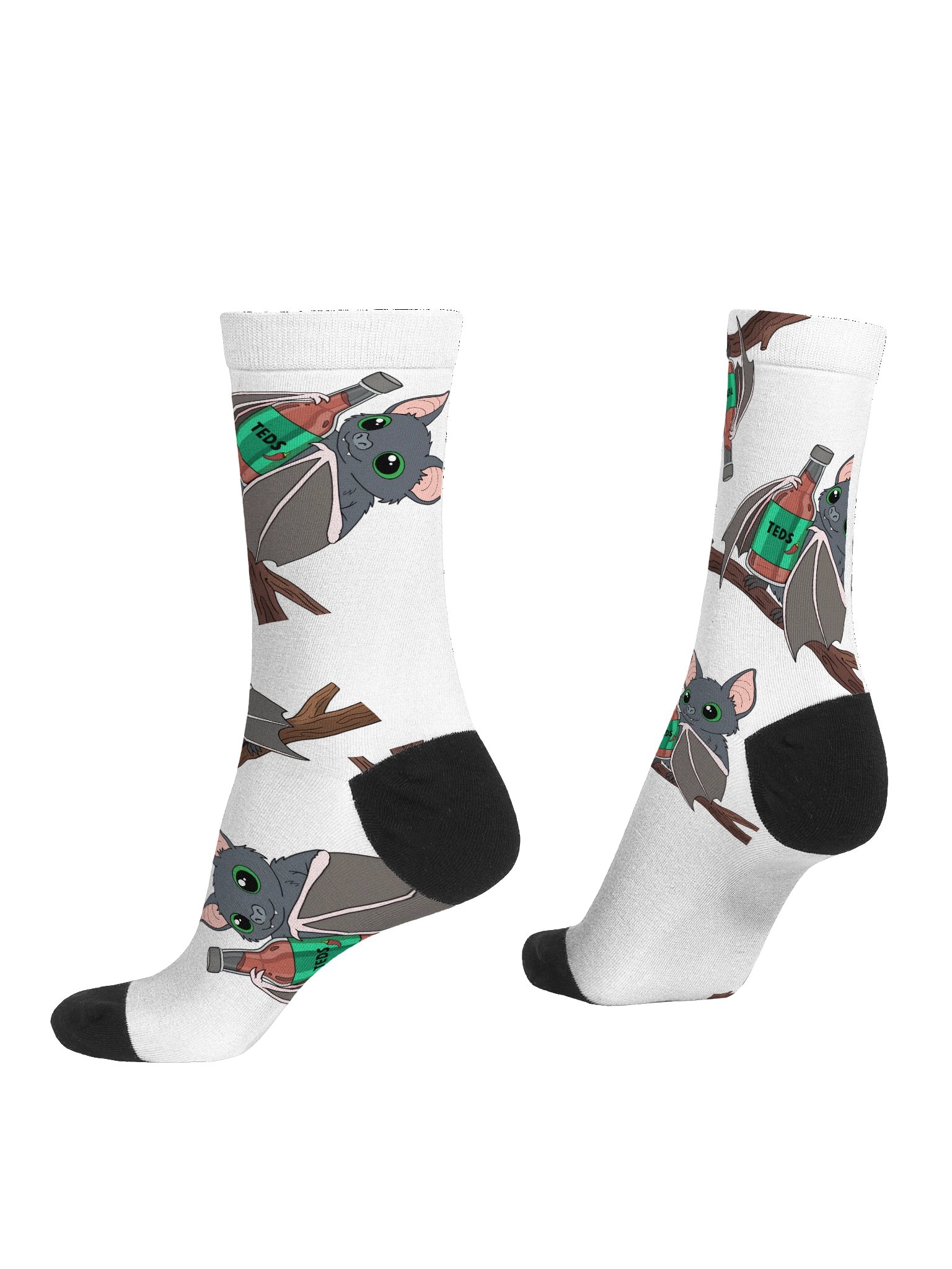 Spicy Bat Crew Socks product image (4)