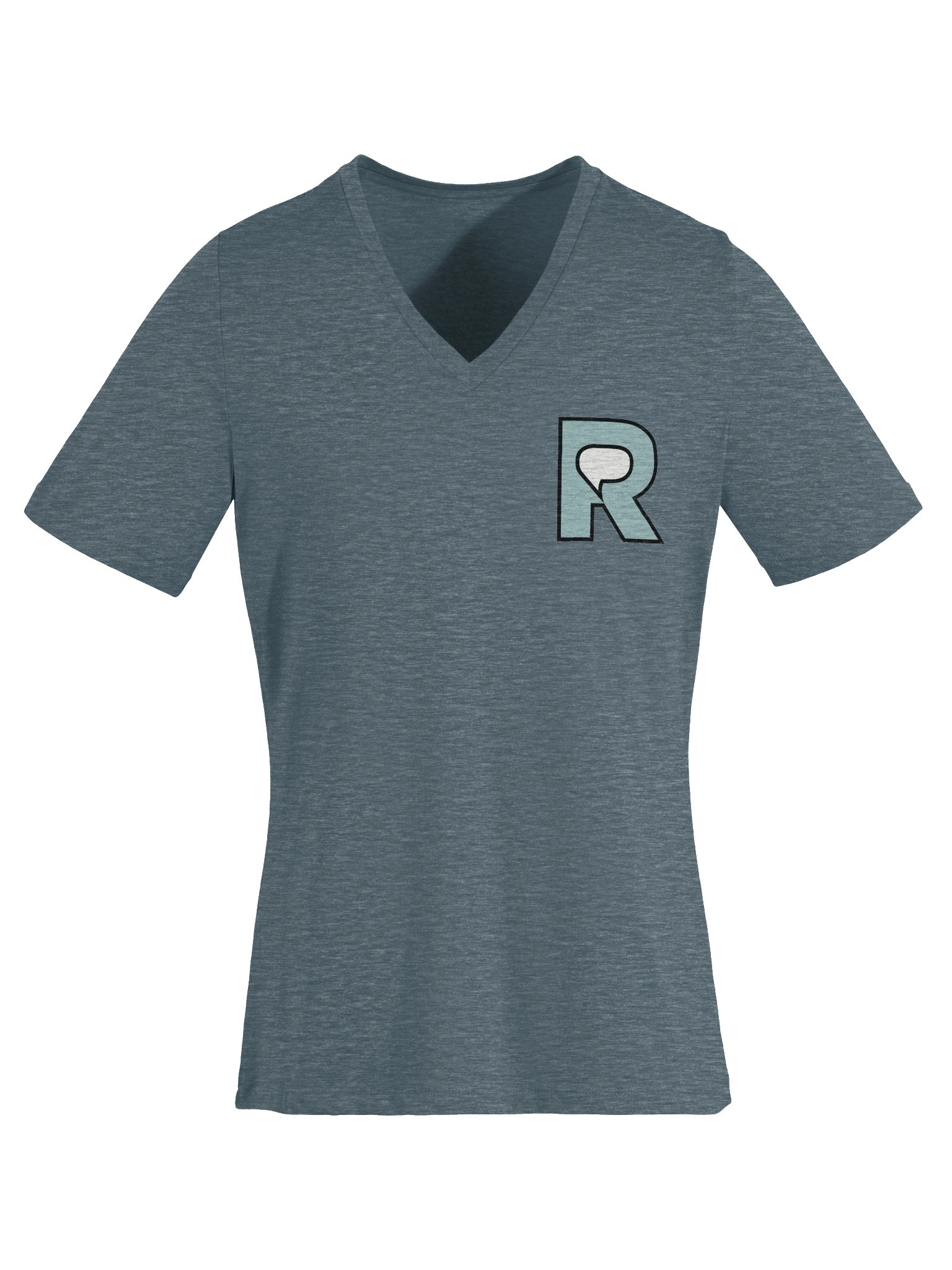 Resonance in Blue Ladies' V-Neck Tee product image (11)