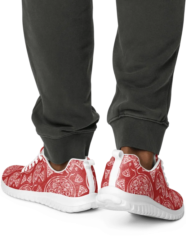 Pizza Athletic Shoes Red/White Male product image (8)