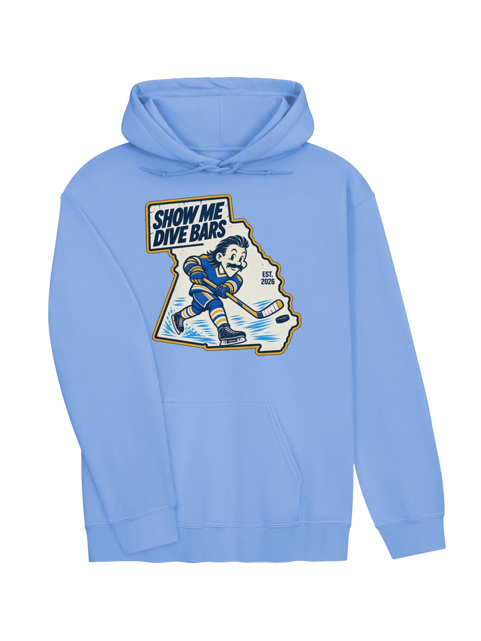 Slap Shot Earl Hoodie - Powder Blue product image (3)