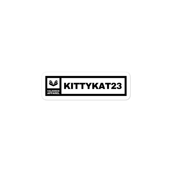 Kittykat23 Kiss-Cut Sticker - Black product image (2)