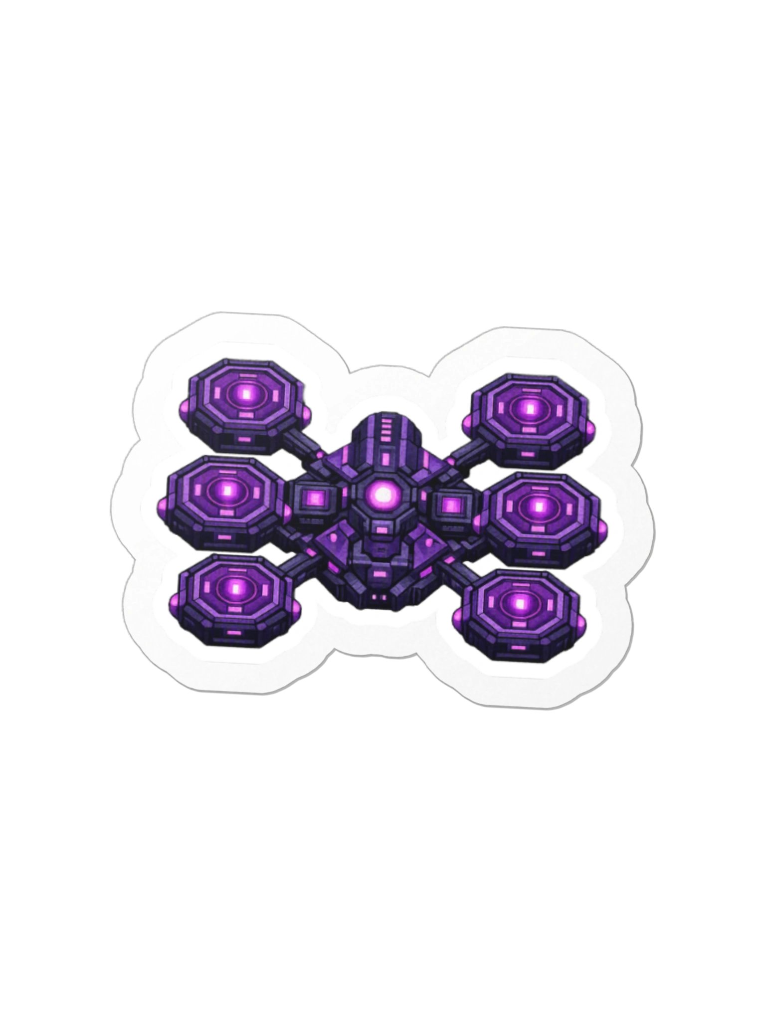 Sector Defense Violet Phantom Die-Cut Sticker product image (2)