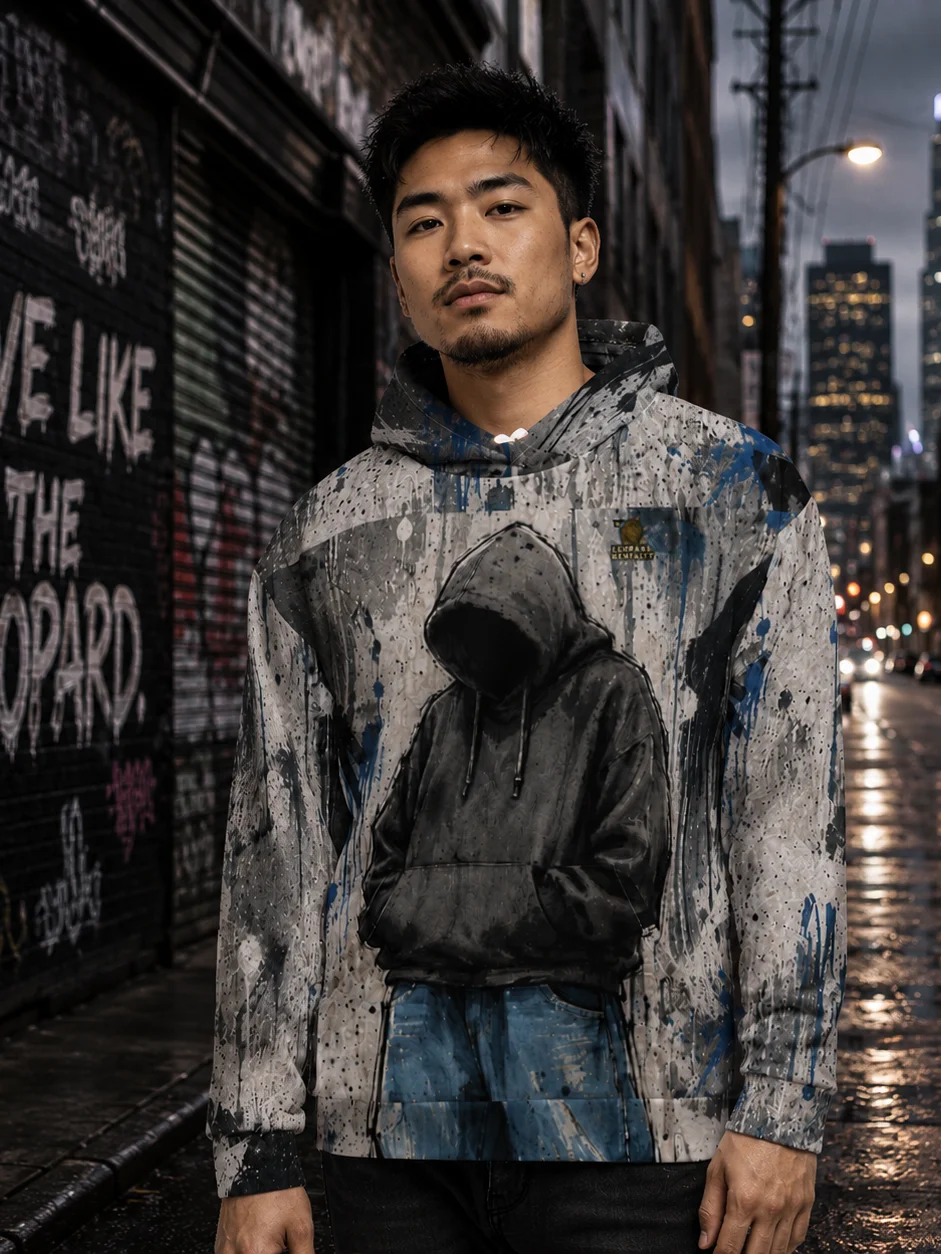 Concrete Shadow All-Over Print Hoodie product image (1)