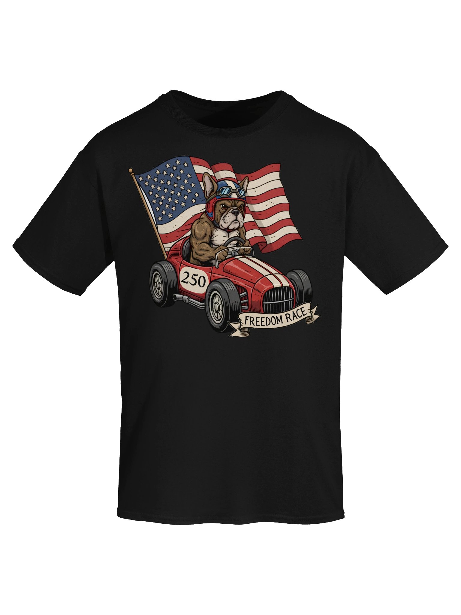 Freedom Race Bulldog Flag Tee product image (29)