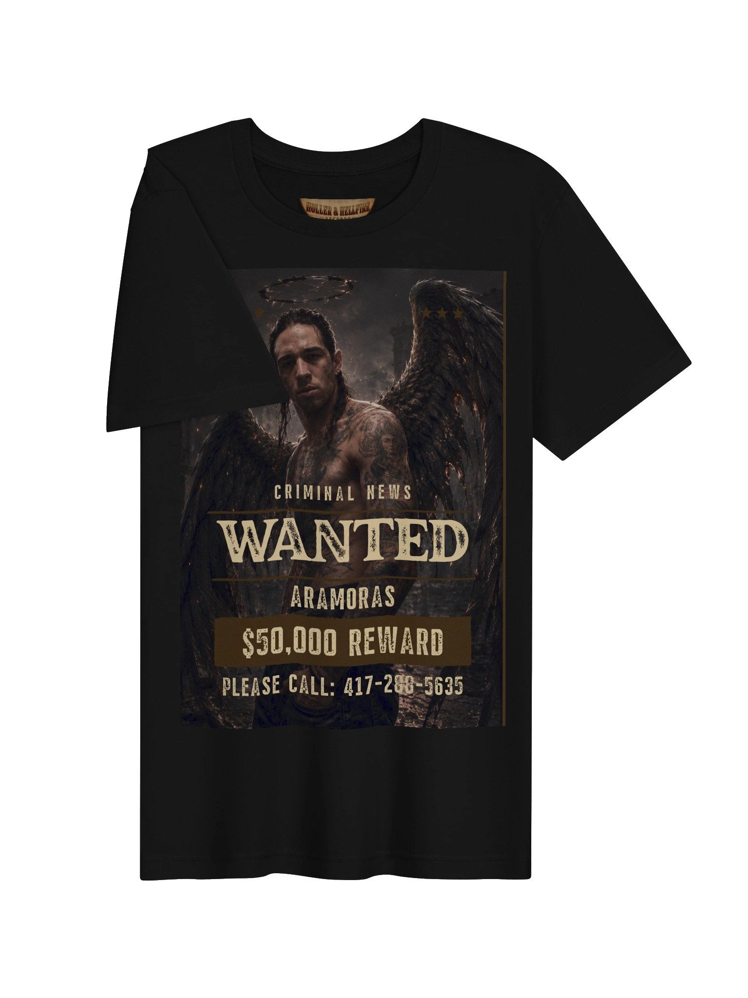 Aramoras Wanted Poster Tee product image (3)