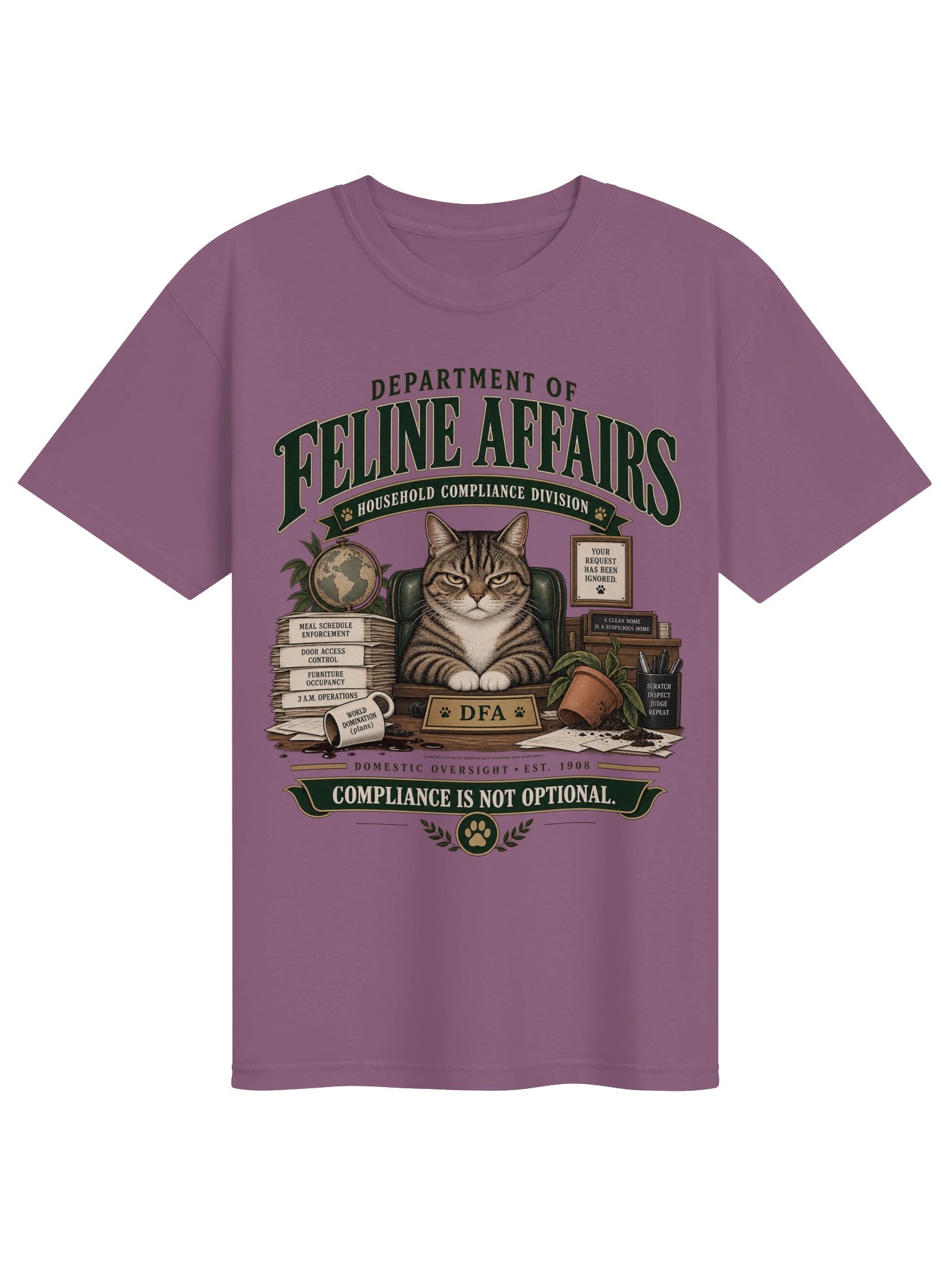 Department of Feline Affairs Heavyweight Tee product image (6)