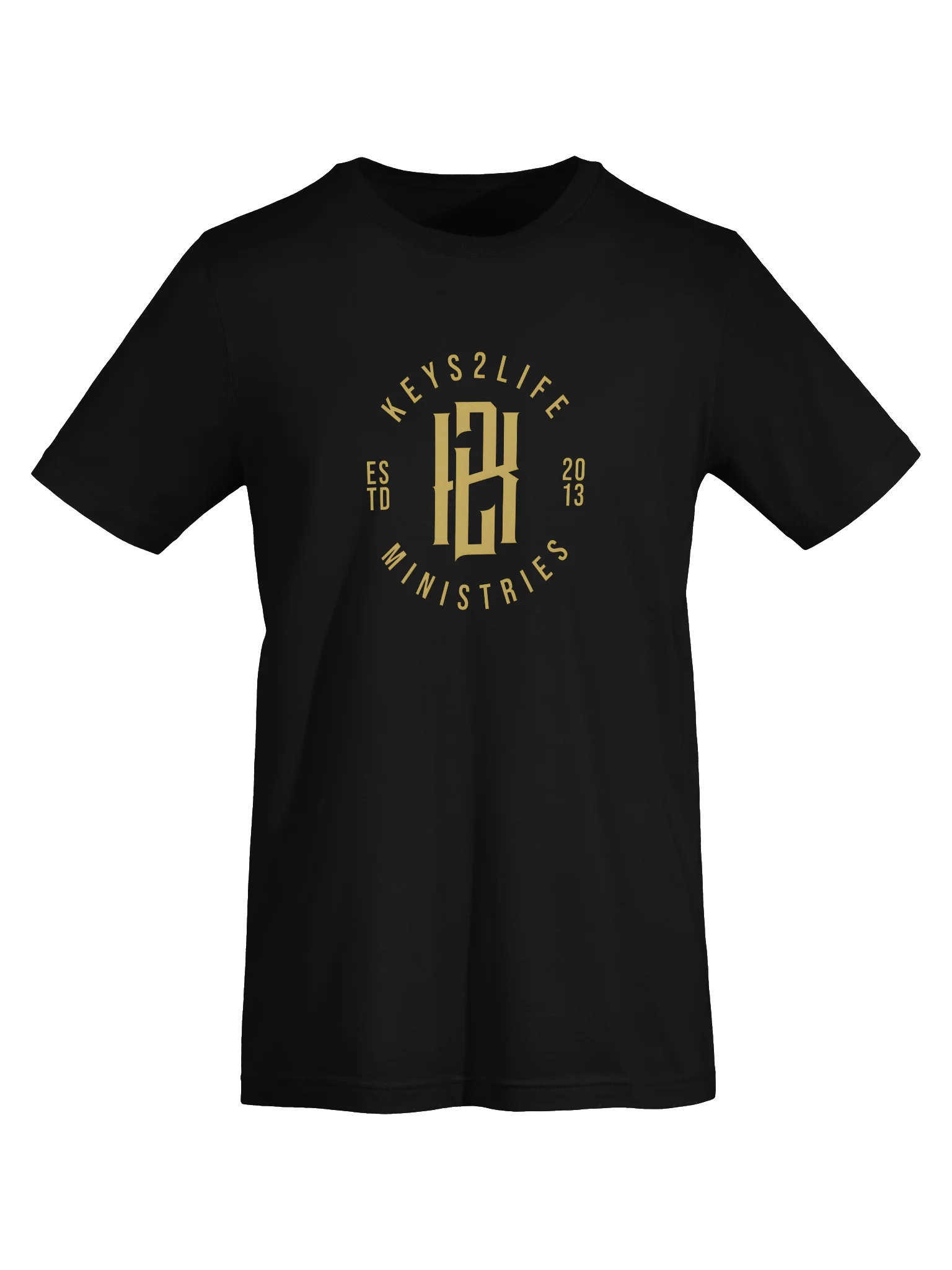 Keys2Life Ministries Gold Monogram Tee product image (42)
