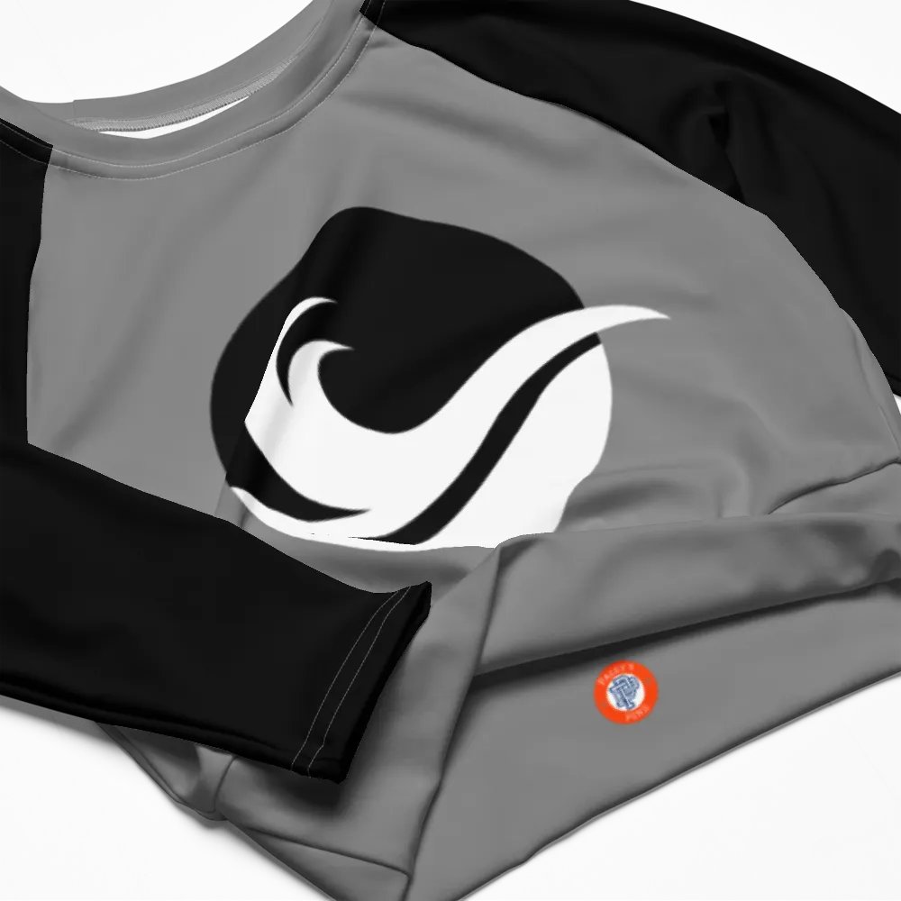 White Wave Cropped Rash Guard product image (3)