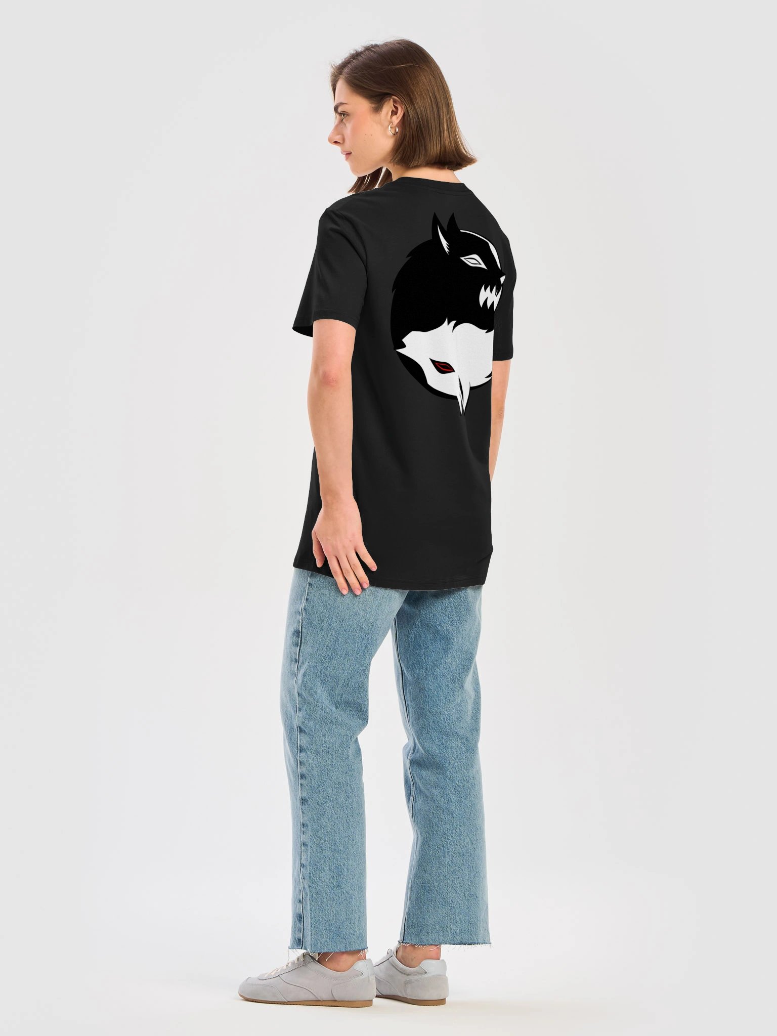 YingYang Wolf T-Shirt product image (12)