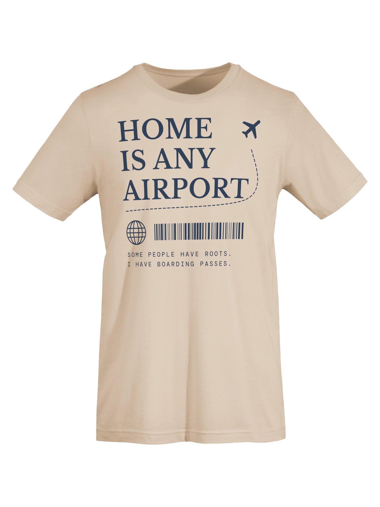 Home Is Any Airport Tee (Navy Print) product image (13)
