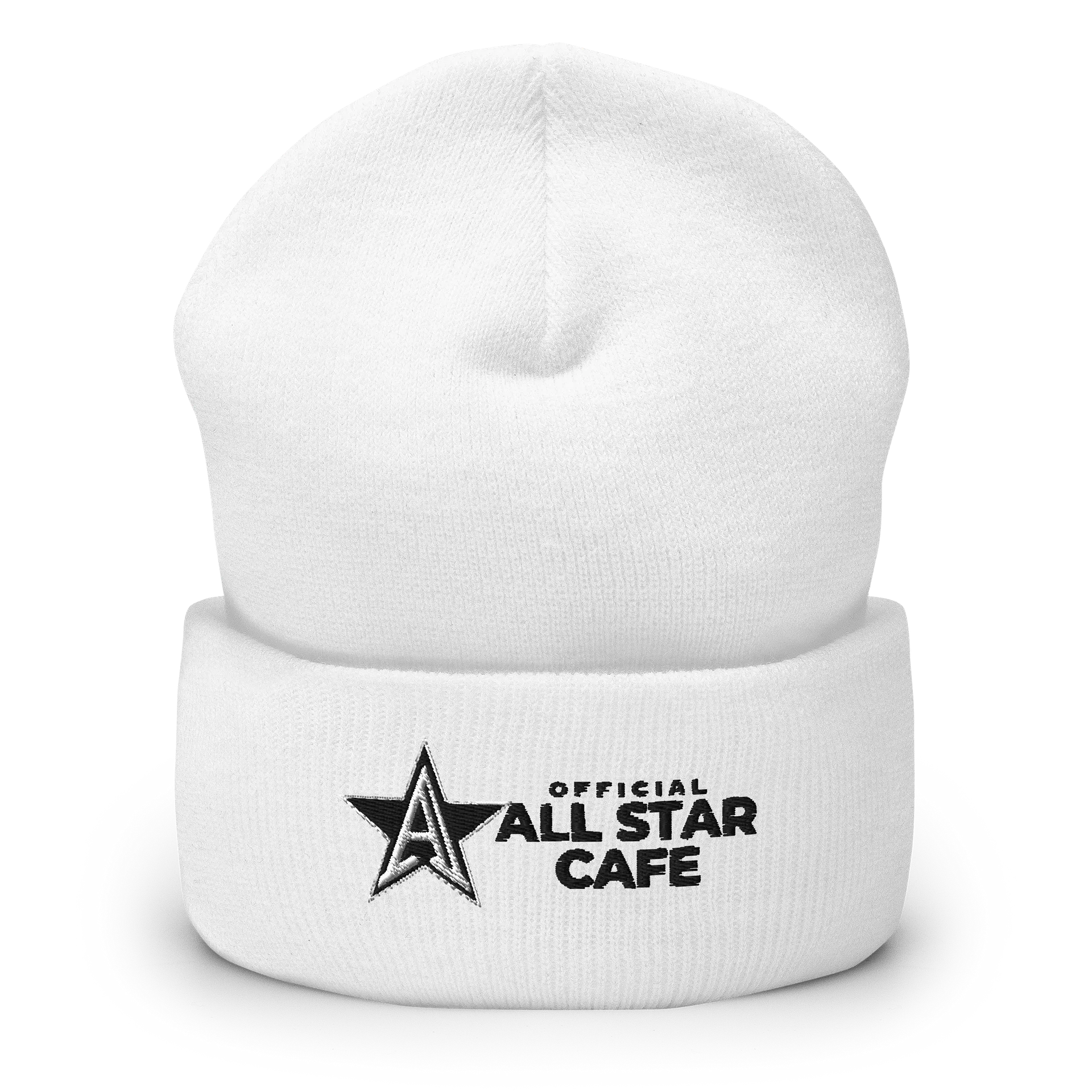 White Logo Beanie product image (1)