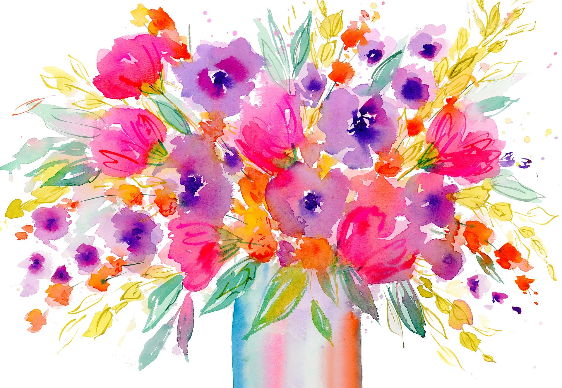 Phone Case, Magnetic - Color Burst Blooms product image (2)