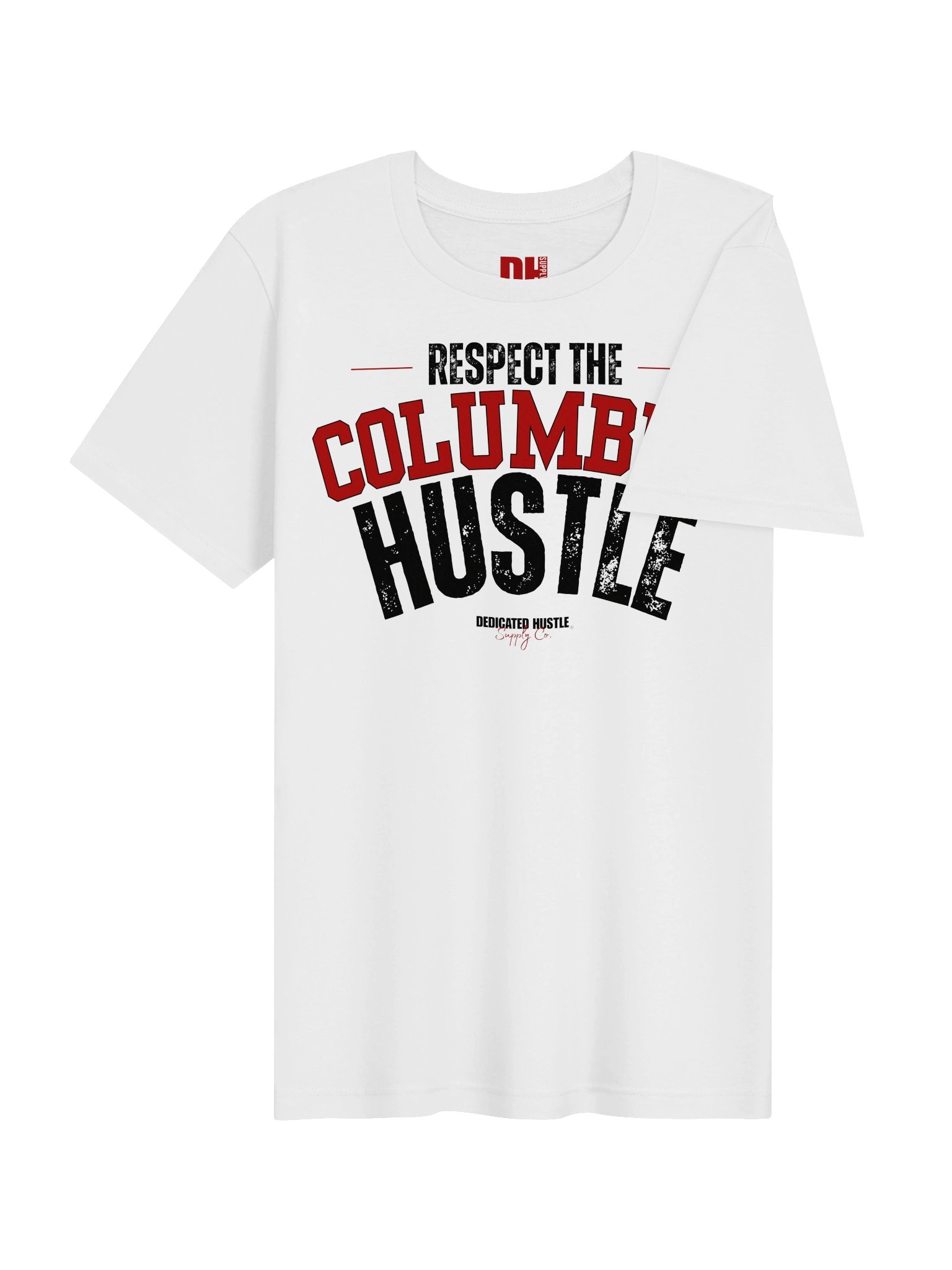 Respect The Columbus Hustle - Varsity Edition Tee | White product image (4)