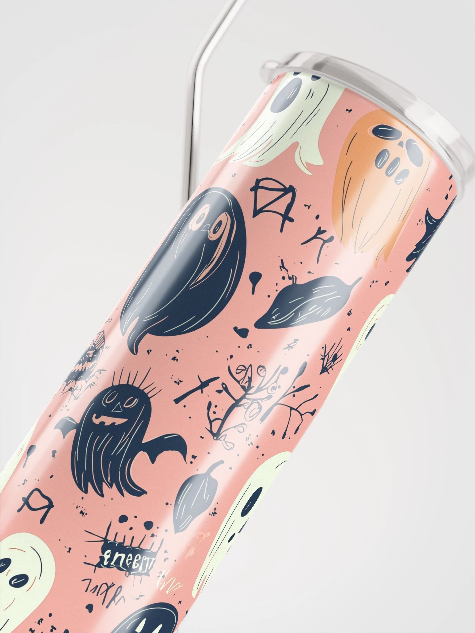 Spooky Pink Stainless Steel Tumbler product image (4)