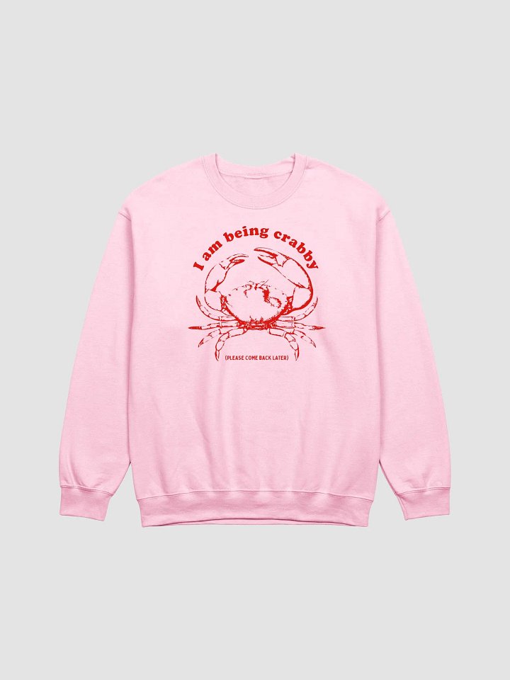 I am being crabby Crewneck product image (1)