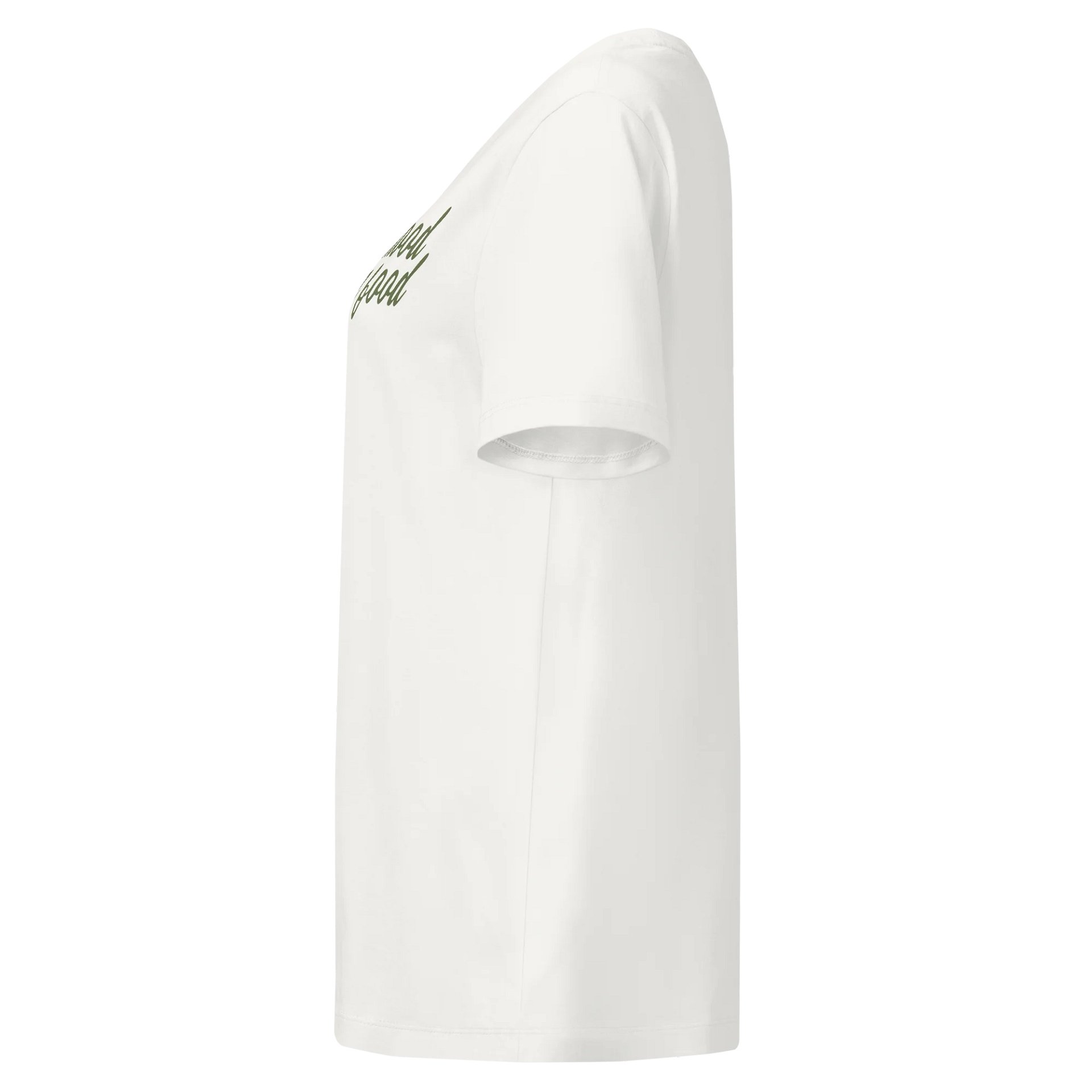 In The Mood For Food – Organic Women’s Tee – Olive product image (3)