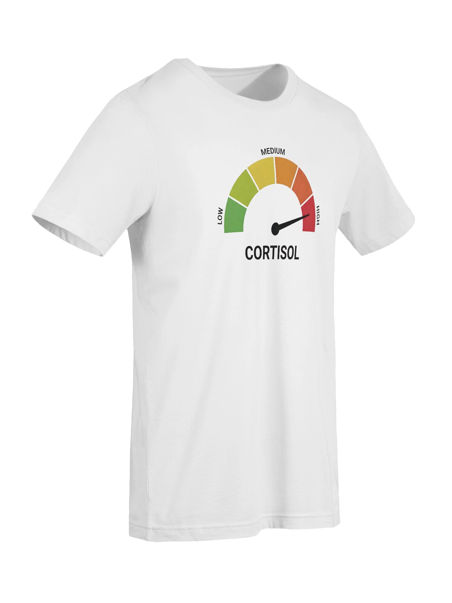 High Cortisol Premium Soft T-Shirt White product image (9)