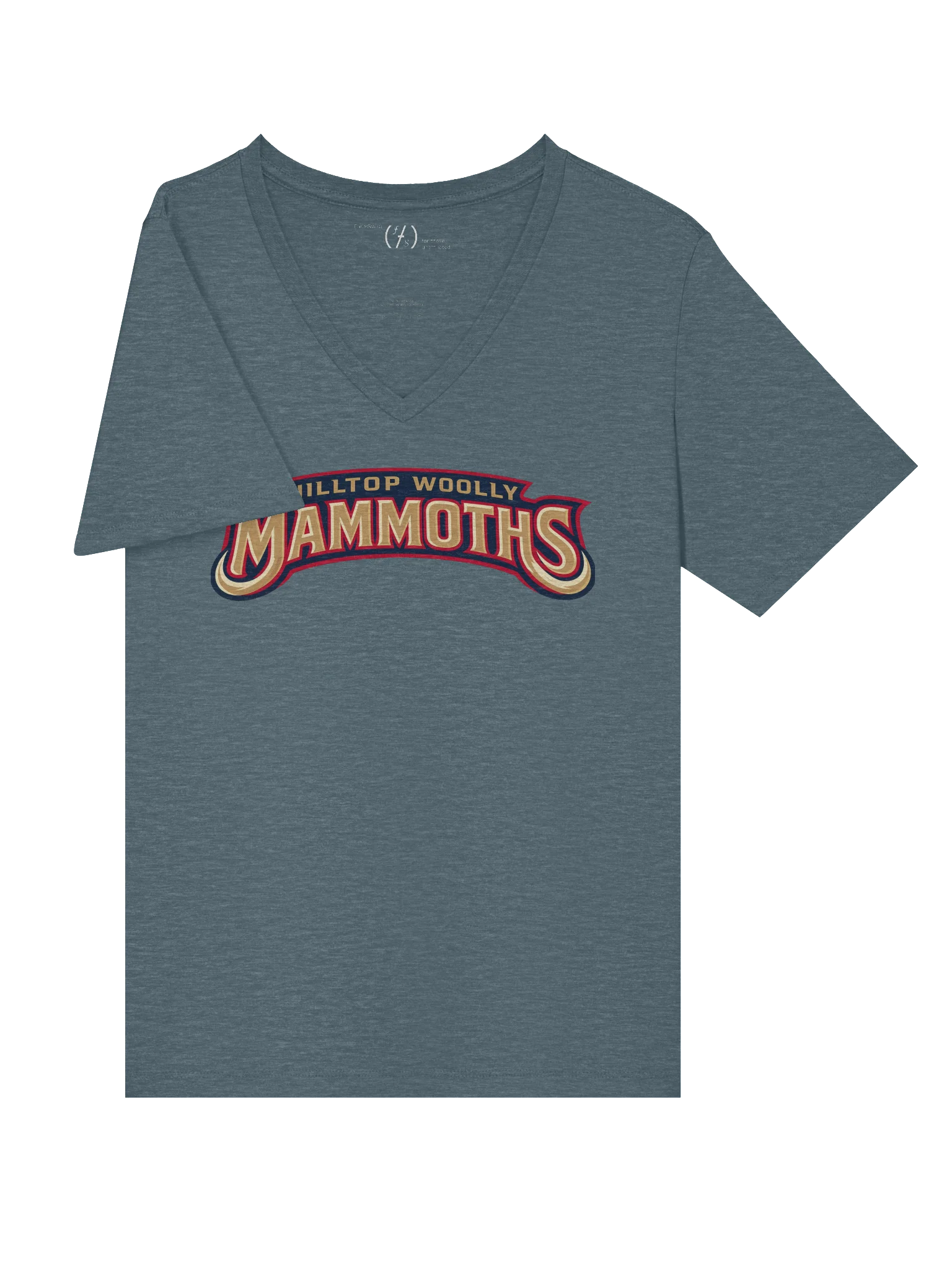 Hilltop Woolly Mammoths (Woolly’s) Women's V-Neck T-Shirt product image (6)