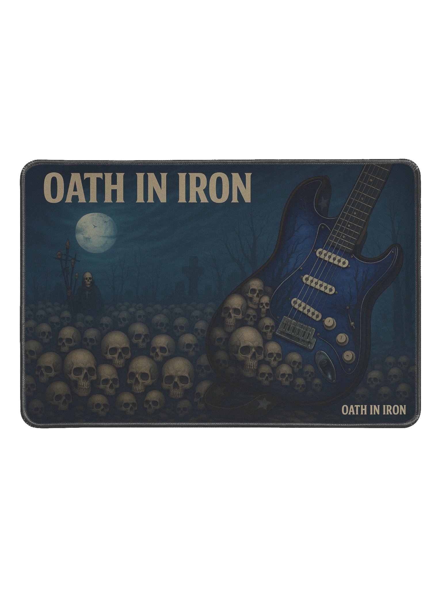 Oath in iron Gaming Desk mat product image (1)