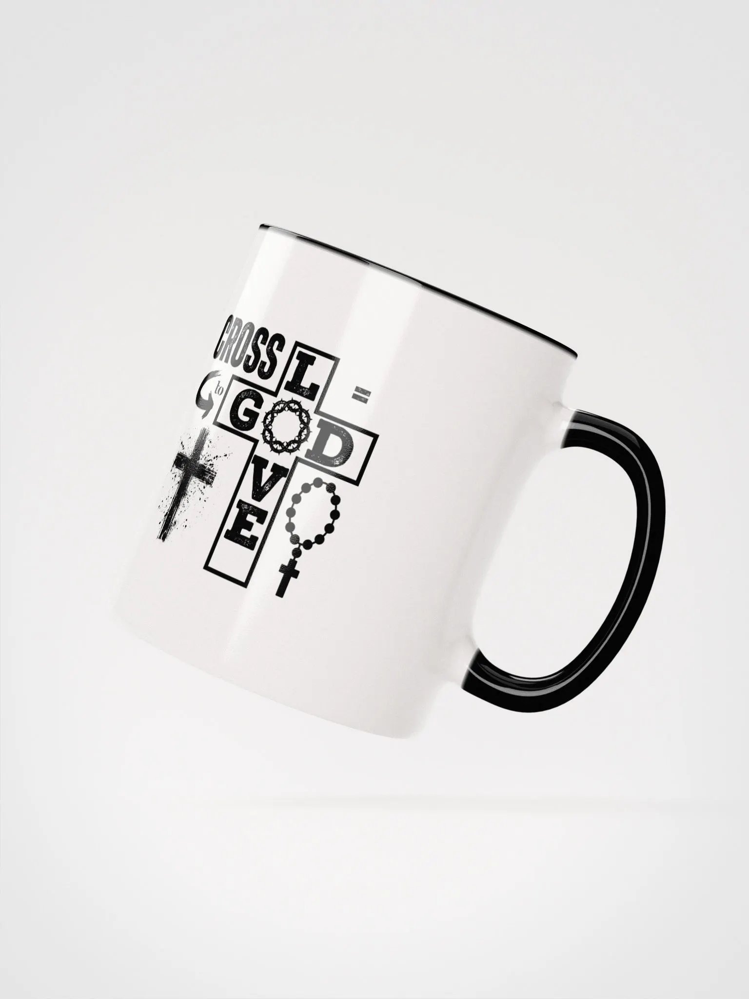 Cross Equal To God Love Ceramic Mug product image (2)