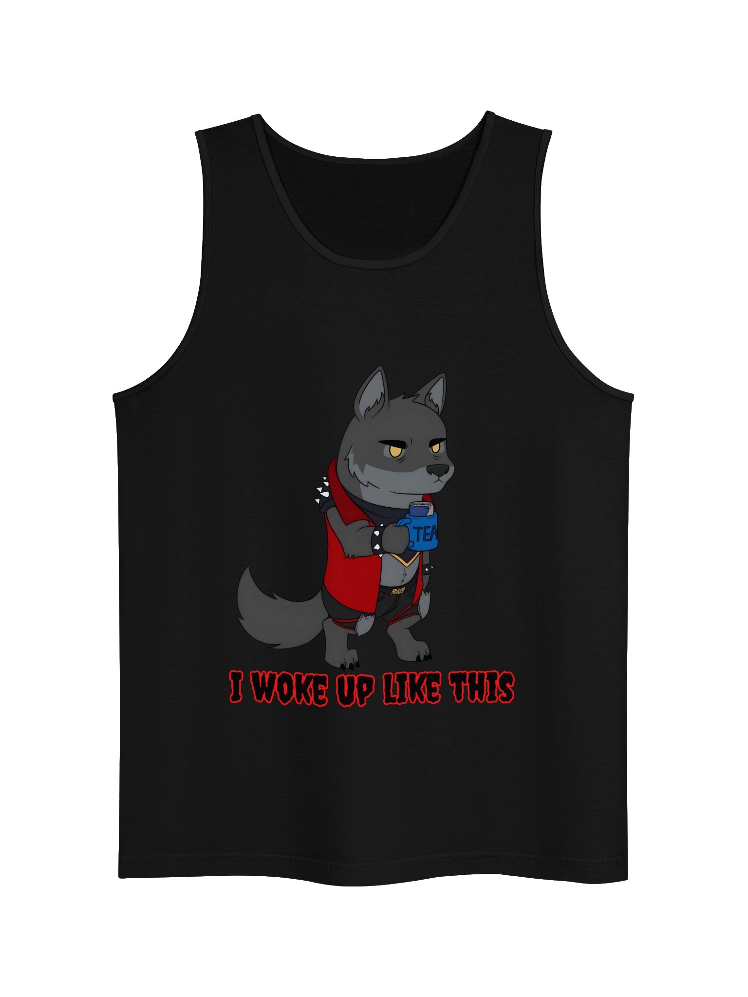 I woke up like this tank product image (1)