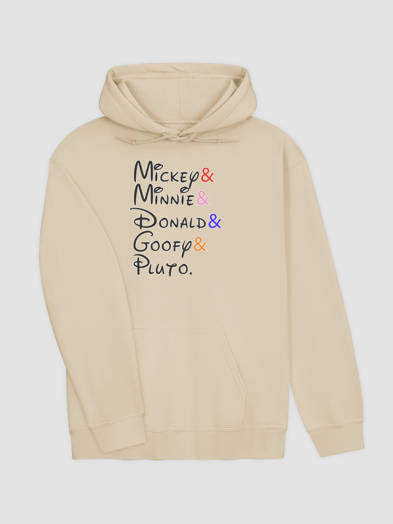 Mickey & Minnie & Donald & Goofy & Pluto Hoodie product image (3)